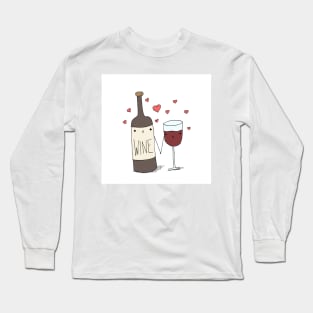 Wine Lovers Long Sleeve T-Shirt